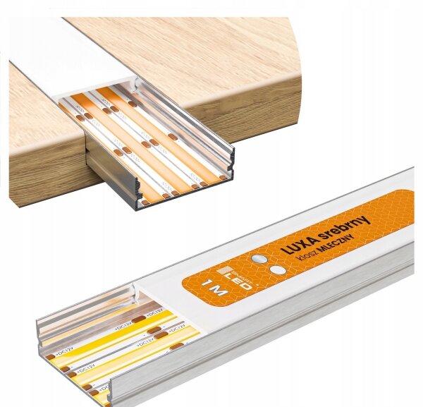 SADA 1x LED RGBW Pásek DIGITAL LED/16,5W/230V 5 m + 5x vestavný profil 1 m + DO