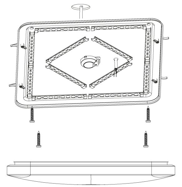 Eglo 98449 - LED Stropní svítidlo FRANIA-S LED/49,5W/230V