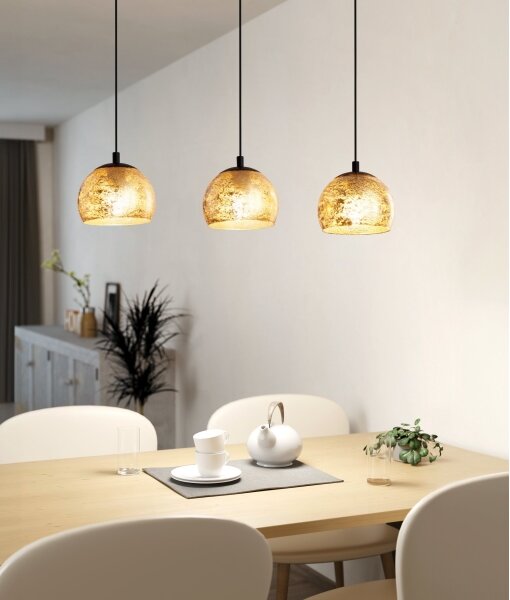 Eglo 98525 - Lustr na lanku ALBARACCIN 3xE27/40W/230V