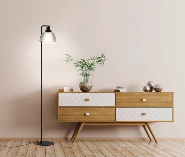 Eglo 98387 - Stojací lampa BELESER 1xE27/60W/230V