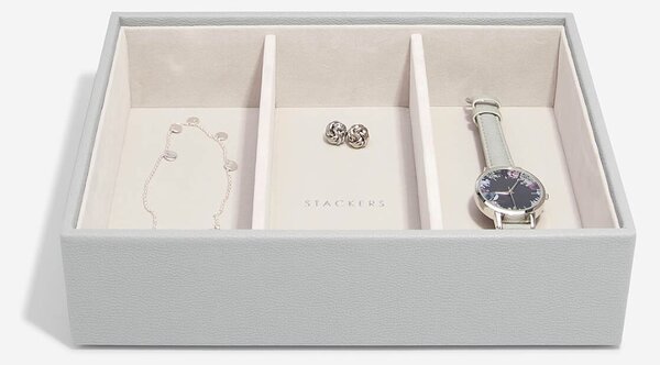 Stackers, Box na šperky Pebble Grey Deep Watch/Accessories | šedá 74491
