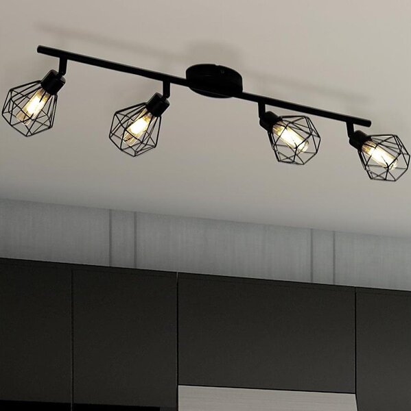 Eglo 55301 - LED Bodové svítidlo ZAPATA 4xG9/3W/230V černá