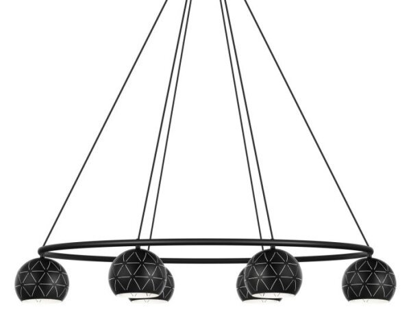 Eglo 98456 - Lustr na lanku CANTALLOPS 6xE14/40W/230V