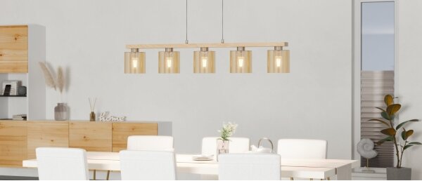 Eglo 901292 - Lustr na lanku CASTRALVO 5xE27/28W/230V
