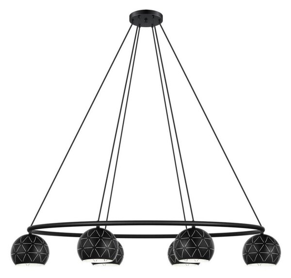 Eglo 98456 - Lustr na lanku CANTALLOPS 6xE14/40W/230V