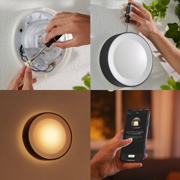 Philips 17465/30/P7 - LED RGB Venkovní svítidlo Hue DAYLO LED/15W/230V IP44