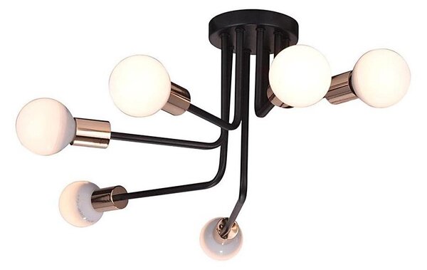 Přisazený lustr SPILL 6xE27/60W/230V