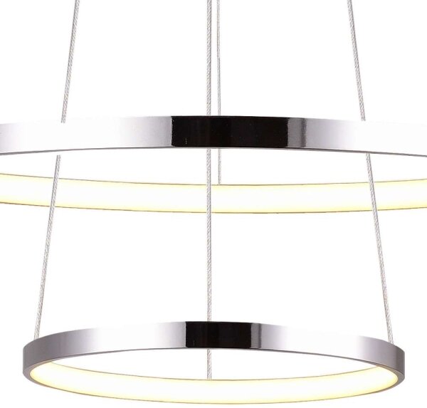 LED Lustr na lanku LUNE LED/40W/230V