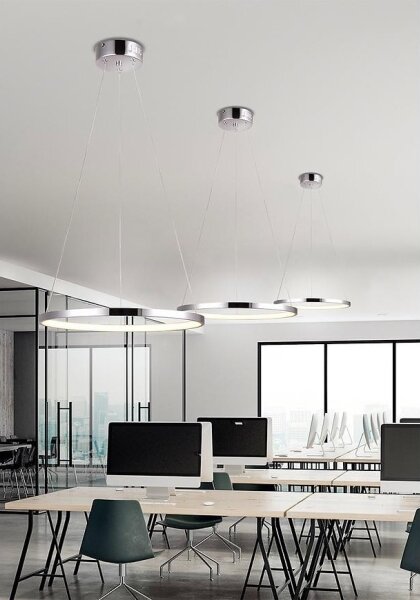 LED Lustr na lanku LUNE LED/25W/230V