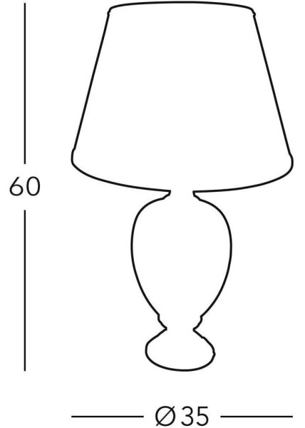 Kolarz 780.70 - Stolní lampa GIARDINO 1xE27/100W/230V