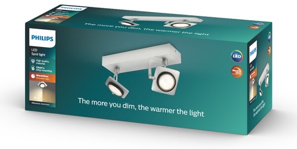Philips 53192/48/P0 - LED Bodové svítidlo MILLENNIUM 2xLED/4,5W/230V