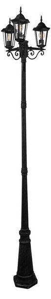 Venkovní lampa 3xE27/20W/230V IP43 2,58 m černá