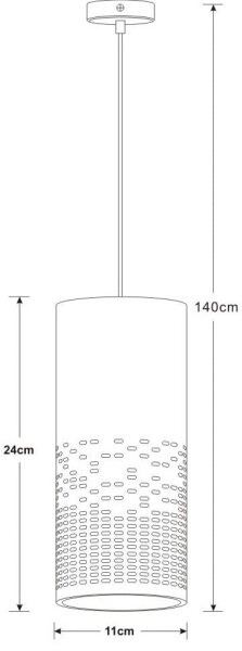 Lucide 13451/01/31 - Lustr na lanku SINAN 1xE27/40W/230V