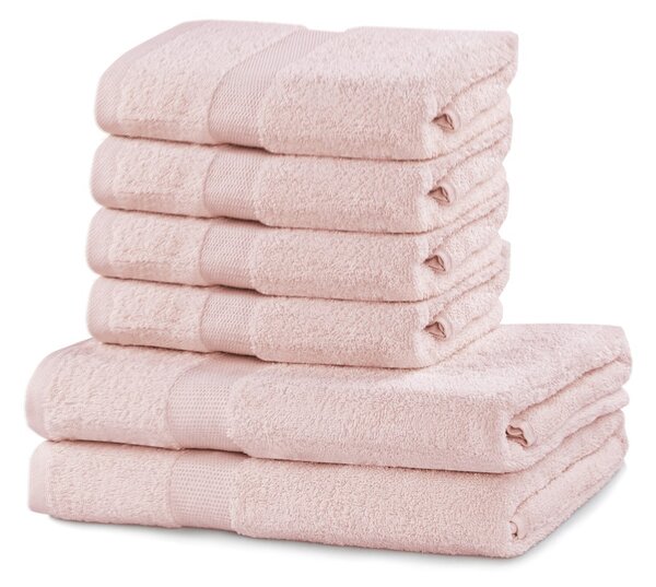 Sada růžových ručníků DecoKing MARINA