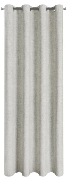 ZÁVES NA KROUŽCÍCH LINDA 140X250 CM BÉŽOVÁ