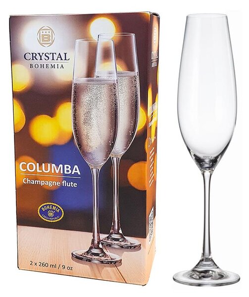 BOHEMIA COLUMBA SKLAD NA ŠAMPAŇSKÉ 260ML SADA 2KS