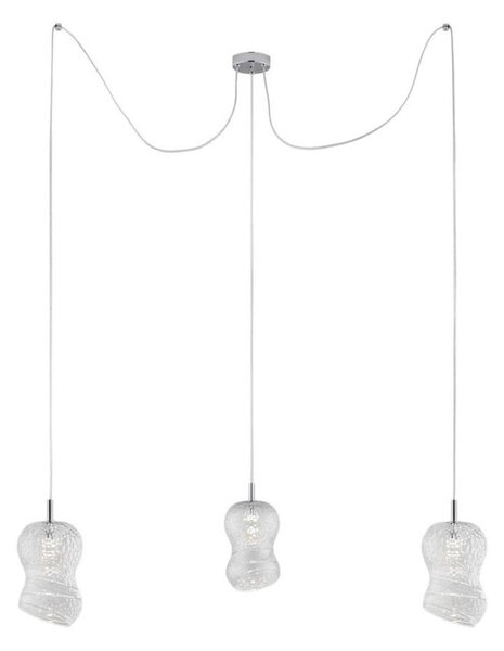 Argon 1357 - LED Lustr na lanku GARDA 3xLED/5W/230V