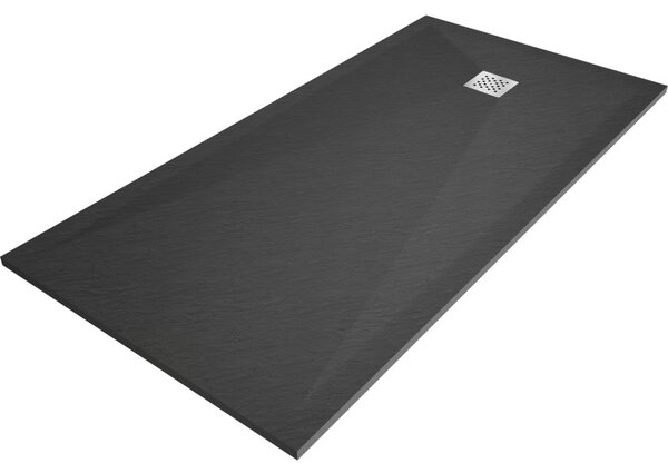 Mexen Stone+ obdélníkový kompozitní sprchový kout 200 x 80 cm, antracit - 44718020