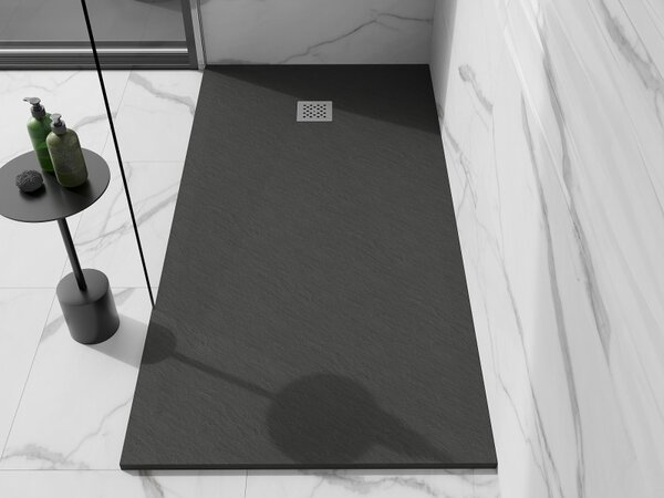 Mexen Stone+ obdélníkový kompozitní sprchový kout 200 x 80 cm, antracit - 44718020