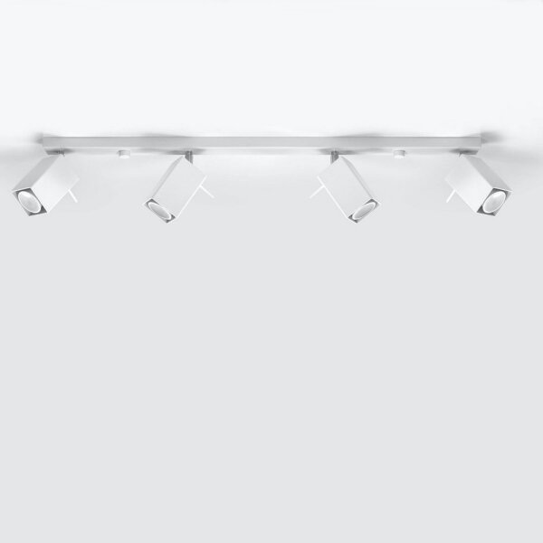 Sollux SL.0463 - Bodové svítidlo MERIDA 4xGU10/40W/230V bílá