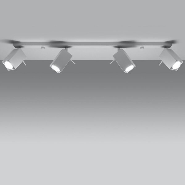 Sollux SL.0463 - Bodové svítidlo MERIDA 4xGU10/40W/230V bílá