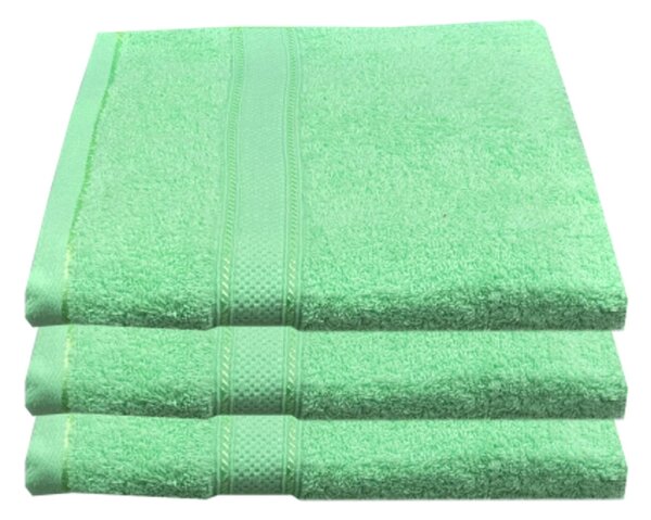 Froté ručník 50x100 Jednobarevný zelená
