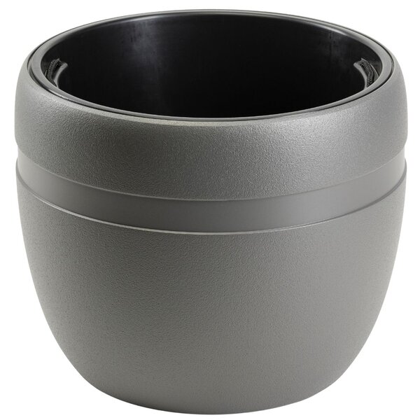 PLASTOVÝ KVĚTINÁČ LUNA CLASSIC 45,5X38 CM ANTRACITOVÁ
