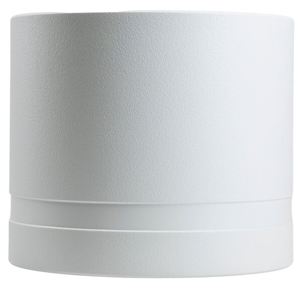 PLASTOVÝ KVĚTINÁČ LUNA CYLINDER 43,5X38 CM BÍLÁ