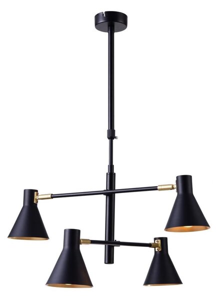 Lustr na tyči LESS 4xE14/40W/230V