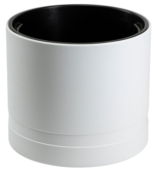 PLASTOVÝ KVĚTINÁČ LUNA CYLINDER 43,5X38 CM BÍLÁ