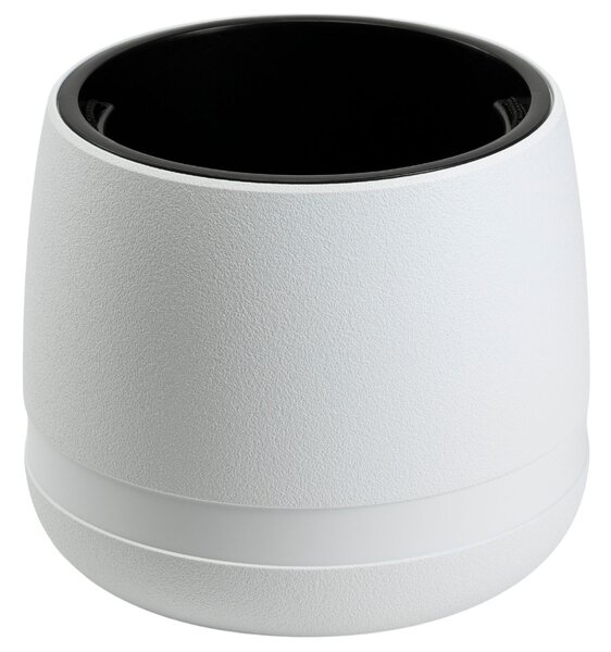 PLASTOVÝ KVĚTINÁČ LUNA VASE 35X30 CM BÍLÁ BX