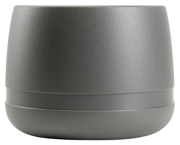 PLASTOVÝ KVĚTINÁČ LUNA VASE 42X32 CM ANTRACITOVÁ