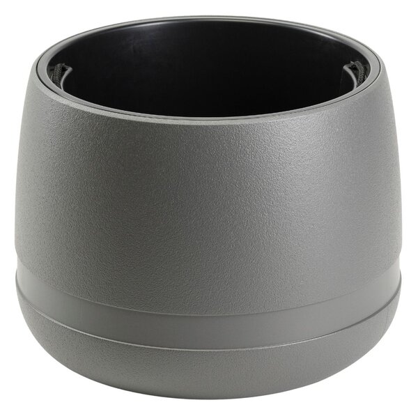 PLASTOVÝ KVĚTINÁČ LUNA VASE 42X32 CM ANTRACITOVÁ