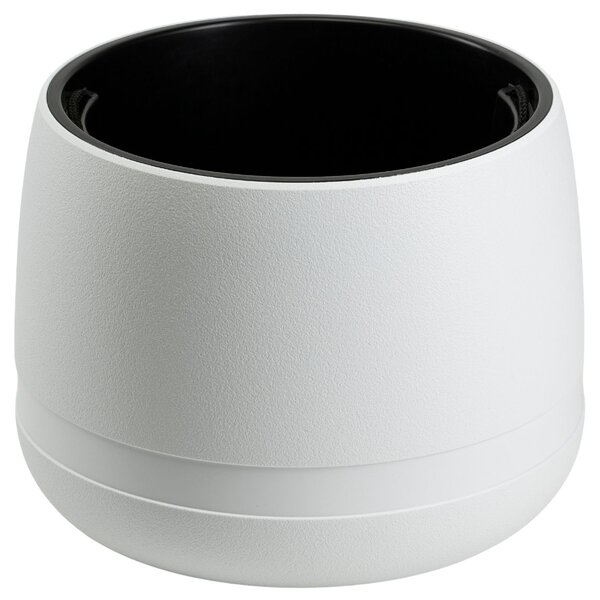 PLASTOVÝ KVĚTINÁČ LUNA VASE 42X32 CM BÍLÁ