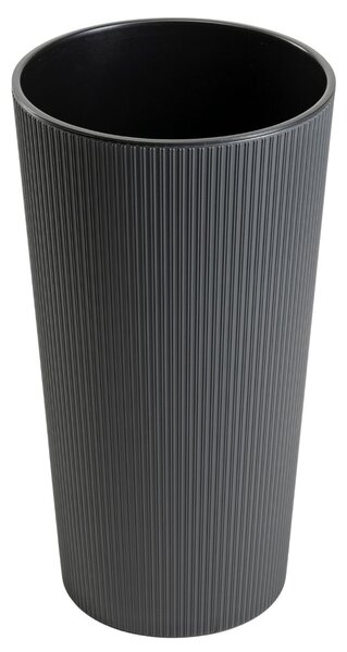 PLASTOVÝ KVĚTINÁČ URBANIKA ECO 46,5X25,5 CM ANTRACITOVÁ