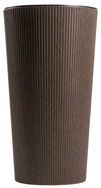 PLASTOVÝ KVĚTINÁČ URBANIKA ECO 46,5X25,5 CM TMAVĚHNĚDÁ