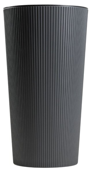PLASTOVÝ KVĚTINÁČ URBANIKA ECO 46,5X25,5 CM ANTRACITOVÁ
