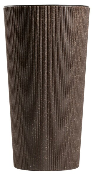 PLASTOVÝ KVĚTINÁČ URBANIKA ECO 36,5X19,5 CM TMAVĚHNĚDÁ