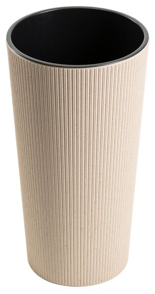 PLASTOVÝ KVĚTINÁČ URBANIKA ECO 36,5X19,5 CM LATTE