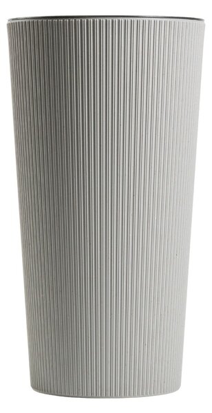 PLASTOVÝ KVĚTINÁČ URBANIKA ECO 36,5X19,5 CM ŠEDÁ