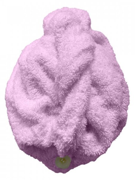 Rychleschnoucí froté Turban na vlasy fialový TiaHome