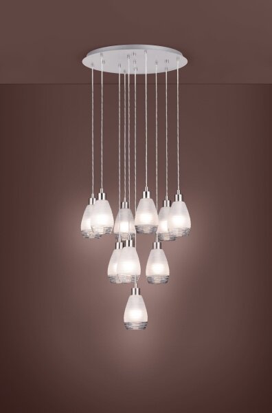 Eglo 39503 - Lustr na lanku SIRACUSA 10xE27/60W/230V