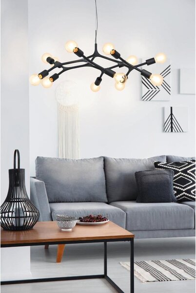 Eglo 98347 - Lustr na lanku BOCADELLA 12xE27/60W/230V