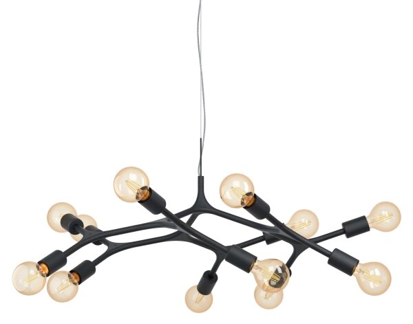 Eglo 98347 - Lustr na lanku BOCADELLA 12xE27/60W/230V