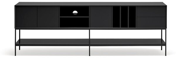 Černý TV stolek 220x74x45 cm Platt – Teulat