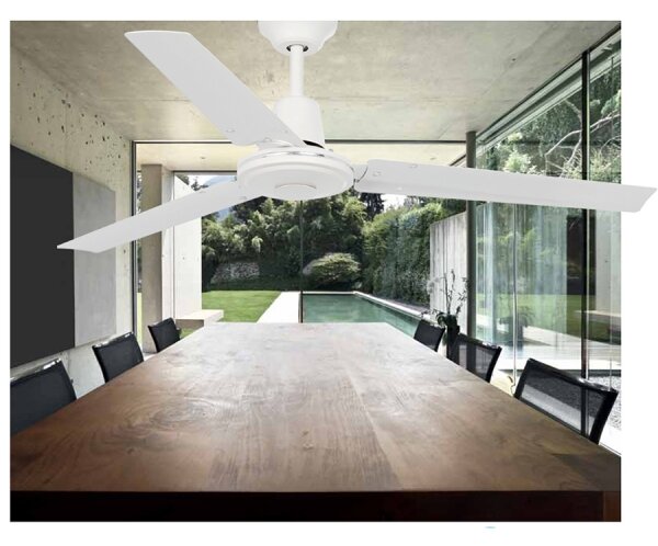 FARO 33005 - Stropní ventilátor ECO INDUS pr. 120 cm bílá