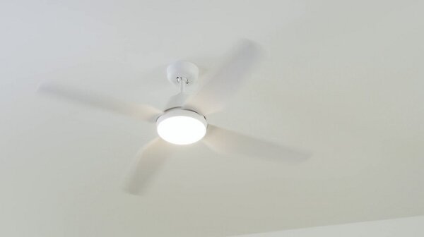 Lucci Air 212994 - LED Stropní ventilátor ARIA LED/18W/230V bílá + DO
