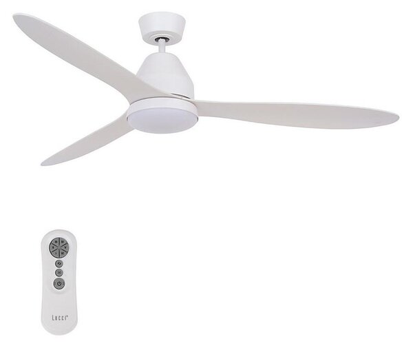 Lucci air 213043 - LED Stropní ventilátor WHITEHAVEN GX53/17W/230V bílá + DO
