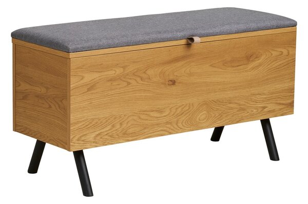 Truhla v dekoru dubu v přírodní barvě 92x48x33 cm Barco – House Nordic