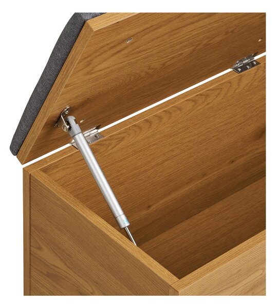 Truhla v dekoru dubu v přírodní barvě 92x48x33 cm Barco – House Nordic